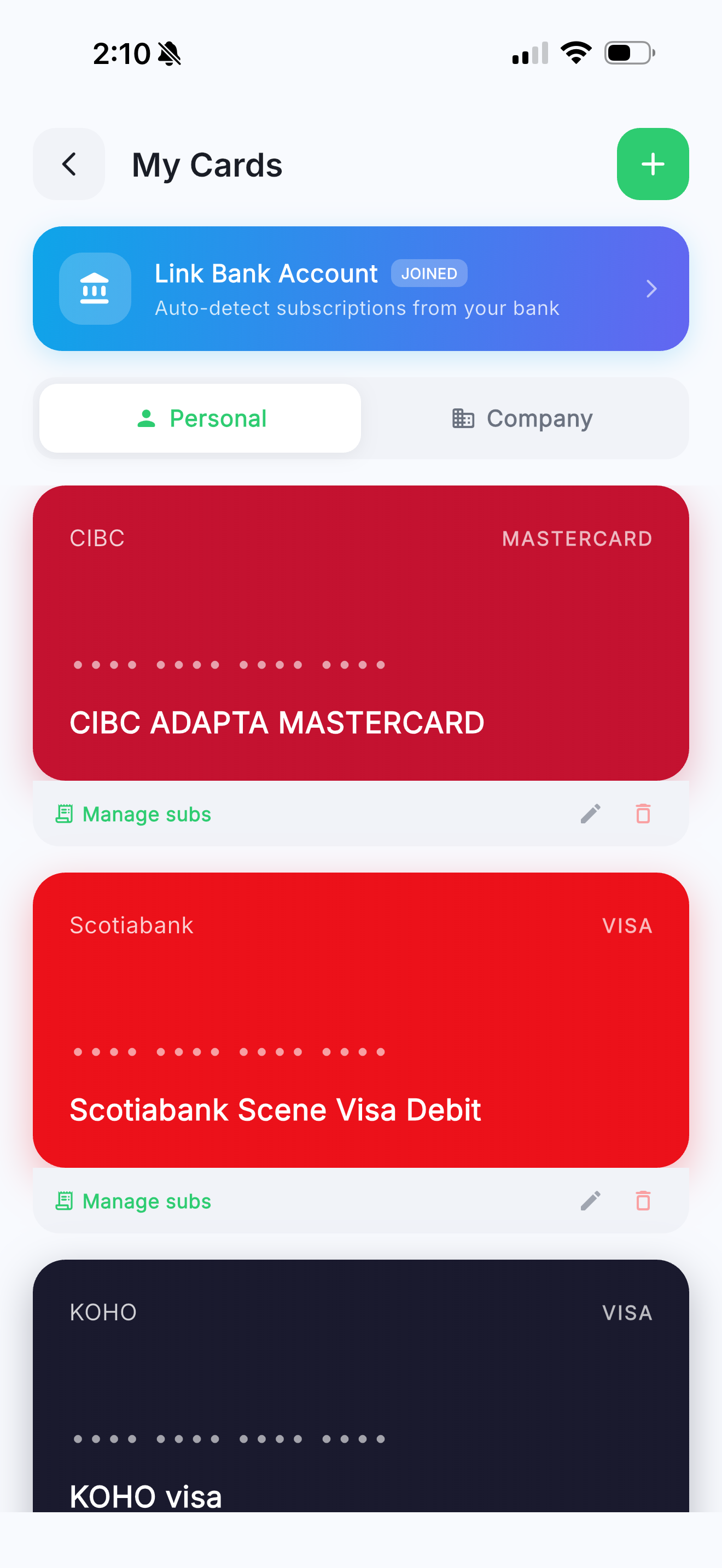My Cards