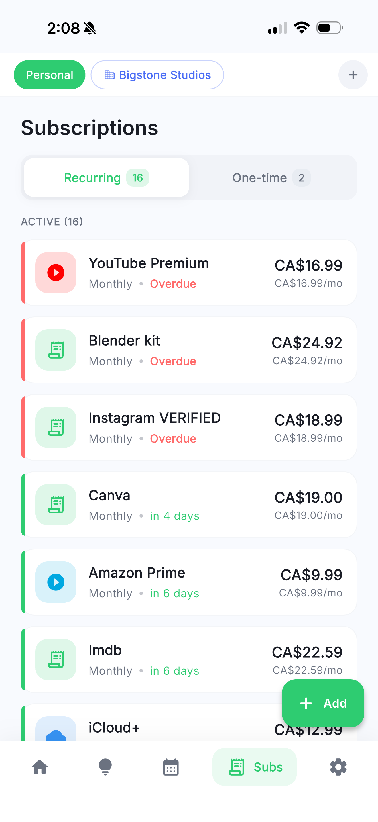 Subscriptions